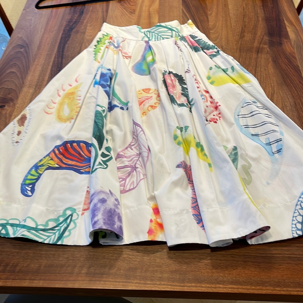Rosie Assoulin poplin skirt